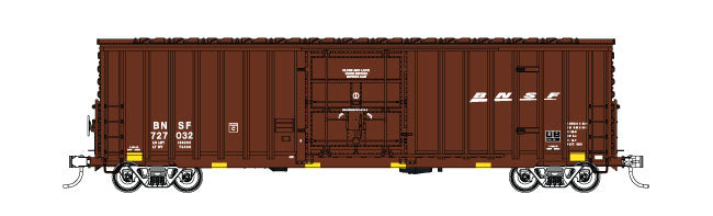 Fox Valley Models 30243 HO Burlington Northern Santa Fe 7 Post Box Car #727044