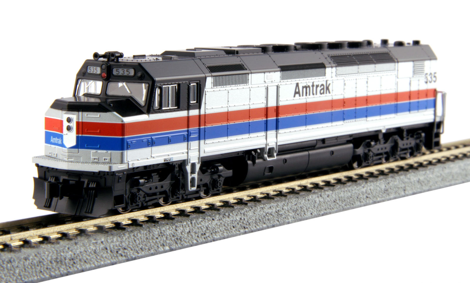 Kato 176-9204 N Amtrak EMD SDP40F Phase II Diesel Locomotive Standard DC #535