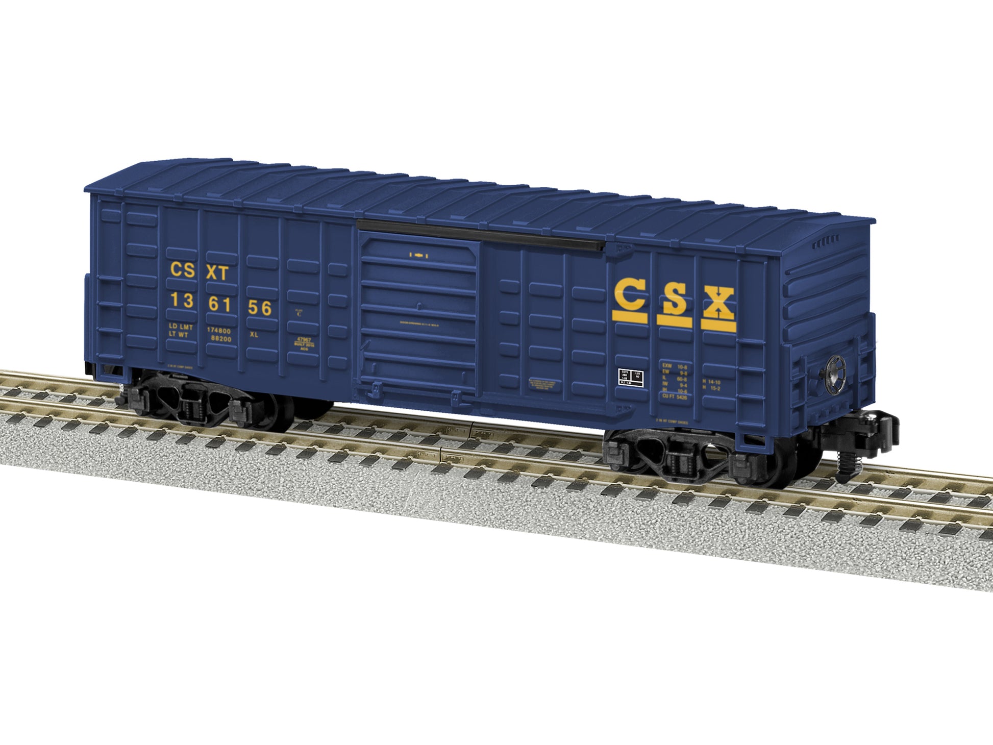 American Flyer 6-47967 S CSX Waffle-Sided Boxcar