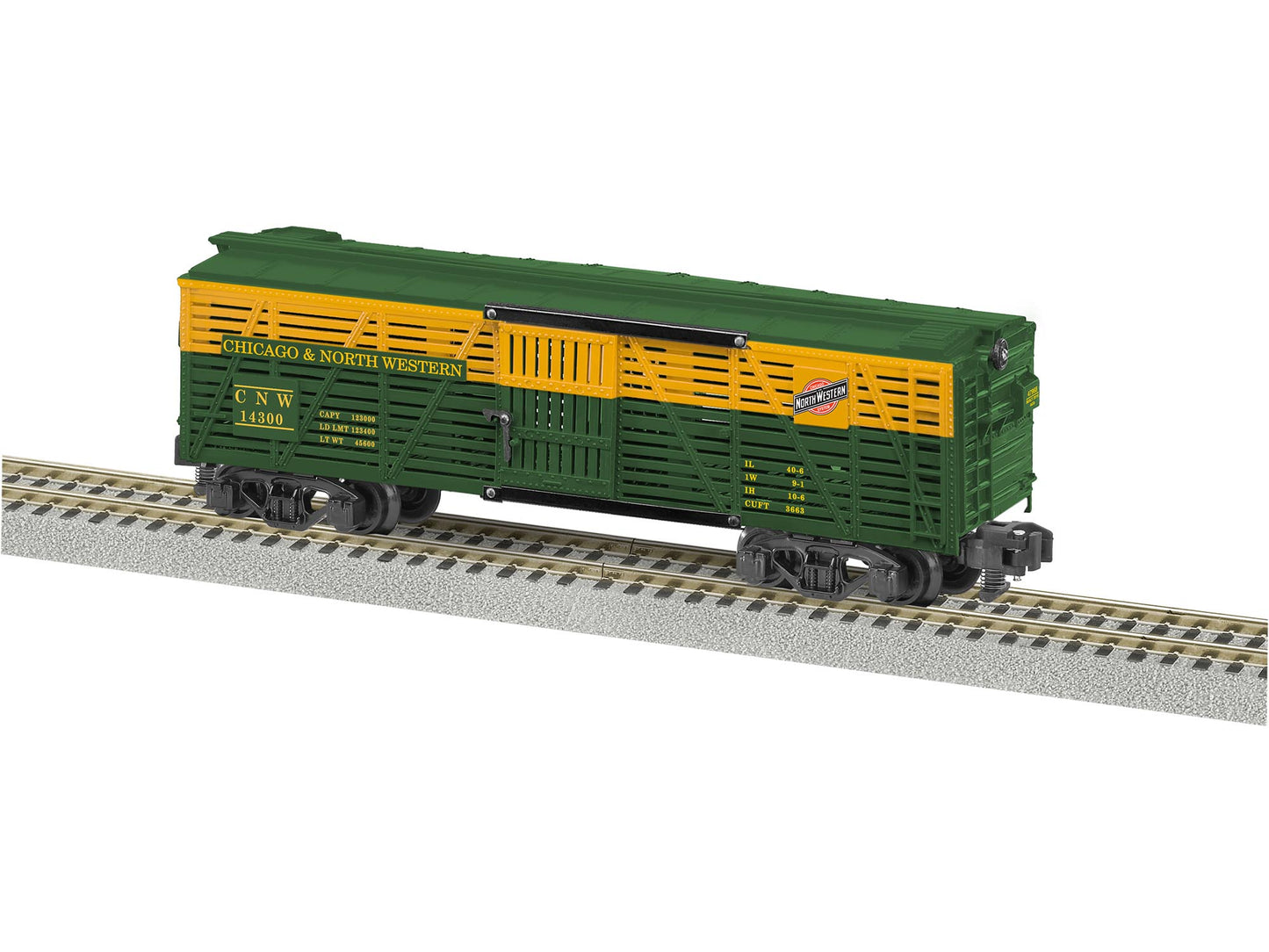 American Flyer 6-47968 S Chicago & North Western Stock Car #14300