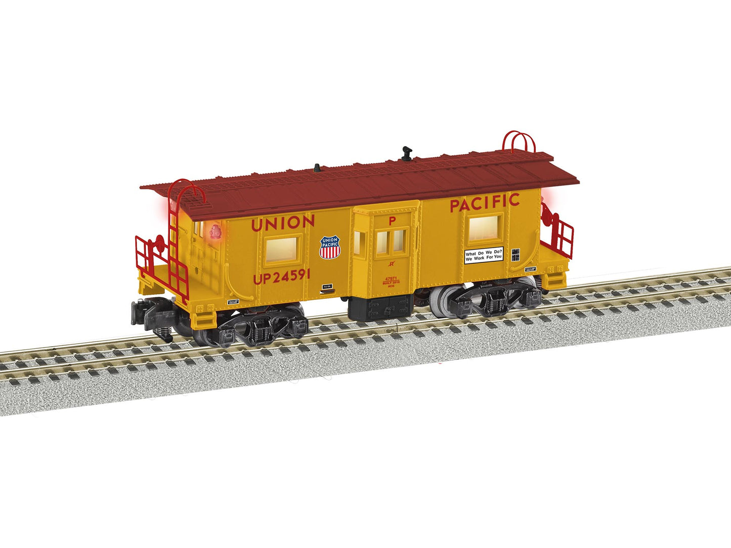 American Flyer 6-47971 S Gauge Union Pacific Bay Window Caboose #24591
