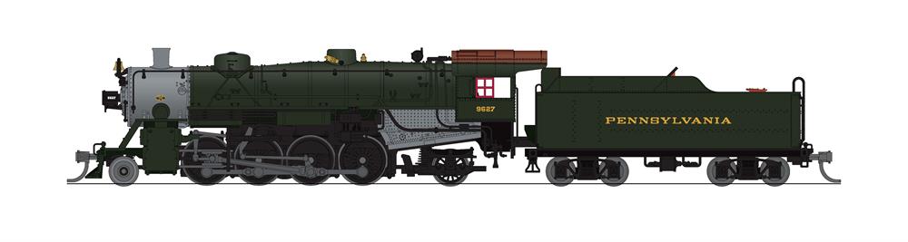 Broadway Limited 3990 N PRR USRA Light Mikado Steam Locomotive Sound/DCC #9627