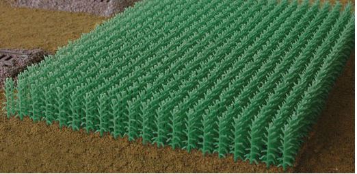 Bluford Shops 201 HO Summer Green Cornfield 23-11/16 sq in. (Pack of 400 ) Kit