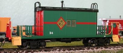 Bluford Shops 35080 HO Chicago & Illinois Midland Transfer Caboose #34