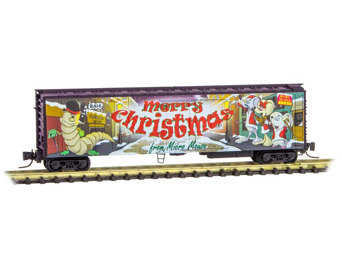 MicroTrains 54800070 Z Xmas Boxcar Micro Mouse