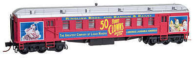 Micro-Trains 14000240 N Ringling Bros. Clowns 60' RPO Passenger Car #1
