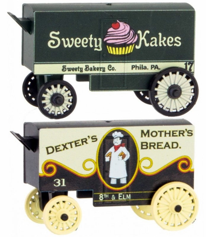 Micro-Trains 47000229 N Dexter's Mother's Bread & Sweety Kakes Wagon (Set of 2)