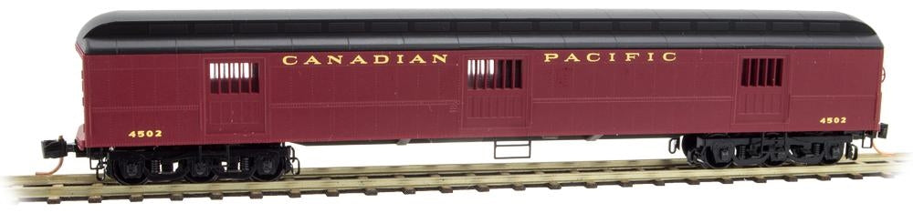Micro-Trains 14900080 N Canadian Pacific 70' Heavyweight Horse Car #4502