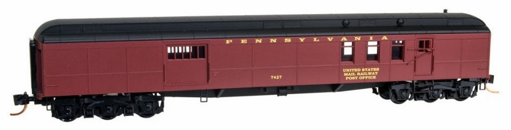Micro-Trains 14800050 N Pennsylvania 70' Heavyweight Mail/Baggage Car #7427