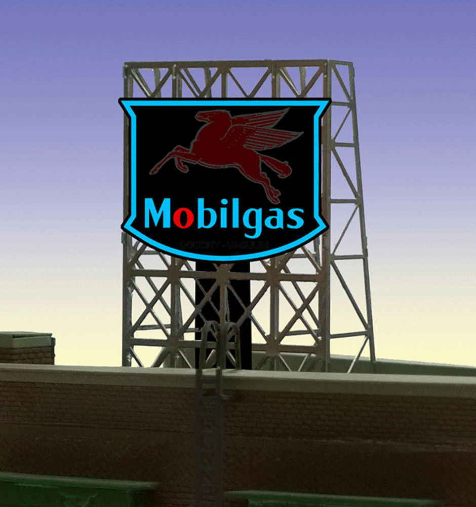 Miller Engineering 339025 N Mobil Gas Billboard Sign