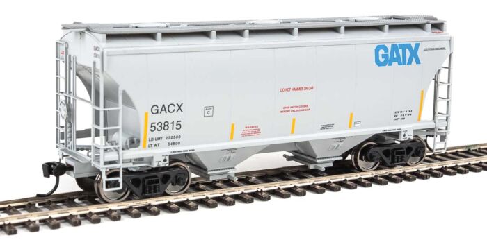 Walthers 910-7556 HO GACX 39' Trinity 3281 2-Bay Covered Hopper #53815