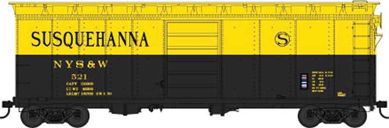 Bowser 42458 HO NYSW 40' Single-Door Steel Boxcar #521