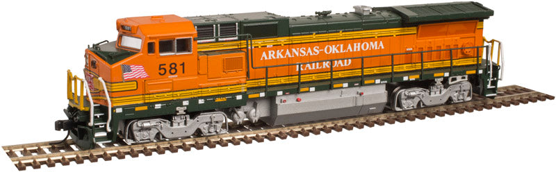 Atlas 40003016 N Arkansas-Oklahoma DASH 8-40B Diesel Locomotive #581