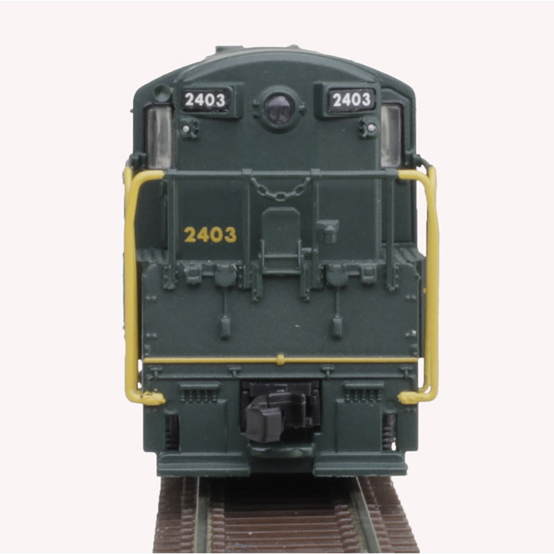 Atlas 40005409 N Jersey Central Train Master Gold Ph.1B Diesel Locomotive #2407