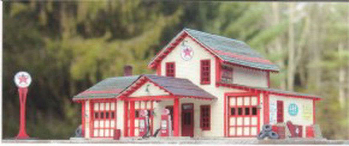 Micro-Scale Models 400101 Texaco Gas Station N Scale Kit