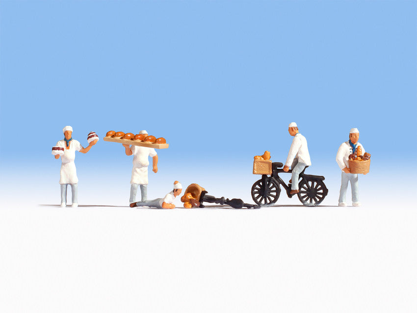 Noch 15053 HO Bakers Set Figures (Set of 5)
