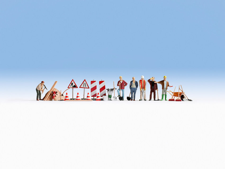 Noch 15111 HO Workers & Tools Figures (Set of 6)