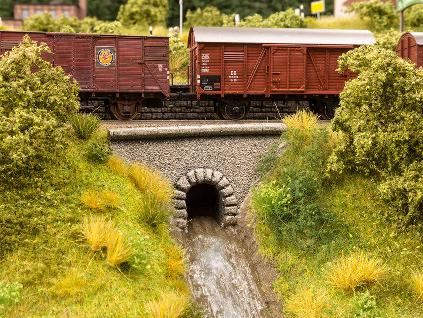 Noch 58296 HO Concrete Foam Tunnel-Style Culvert: 3-1/8 x 1-11/16