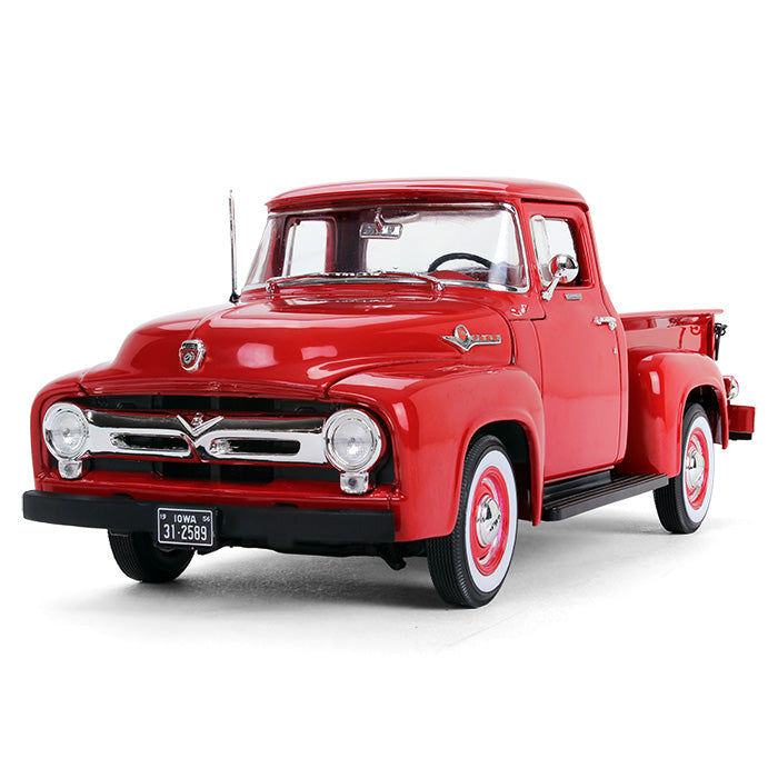 First Gear 40-0414 1:25 1956 Ford F-100 Vermillion Red Pickup