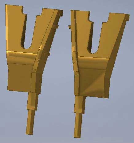 Cal Scale 190-687 HO DW Rerailer Pair Left & Right