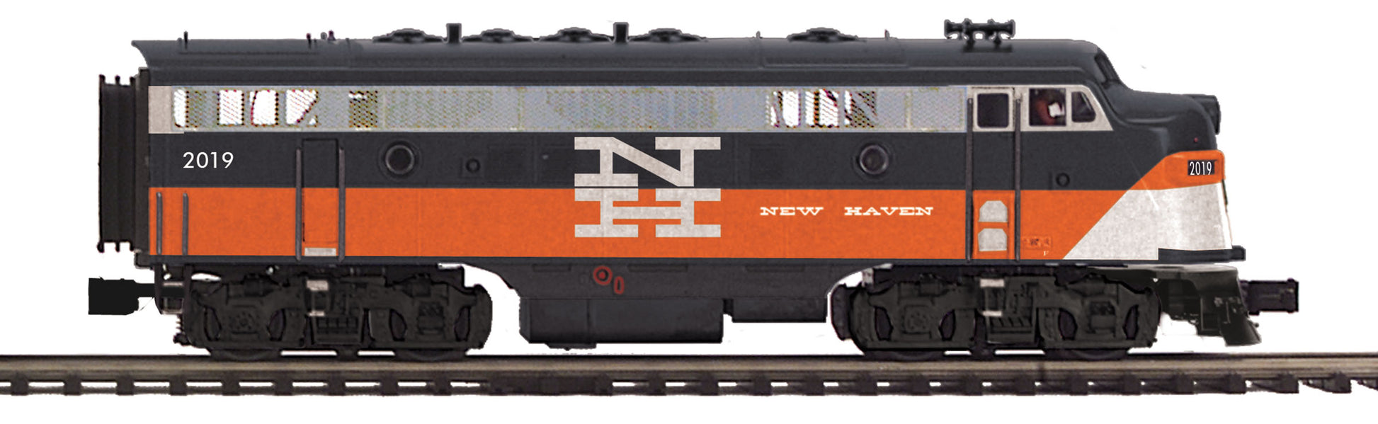 MTH 20-20607-1 New Haven F-7 A Unit Diesel Engine w/P-S 3.0 #2019 (Hi-Rail)