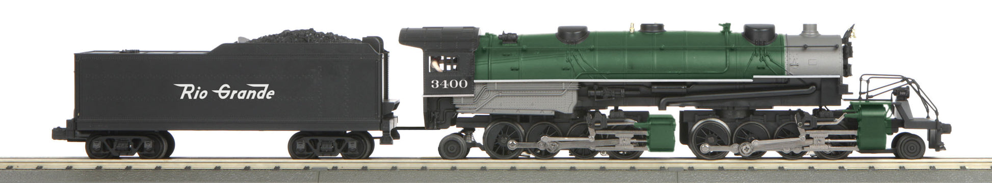 MTH 30-1669-1 O Denver Rio Grande 2-8-8-2 Imperial USRA Steam w/ P-S 3.0 #3400