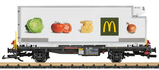 LGB 46891 G RhB McDonald's Container Wagon VI