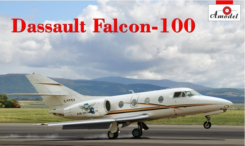 A Model from Russia 72330 1:72 Dassault Falcon 100 Military Aircraft Plane Kit