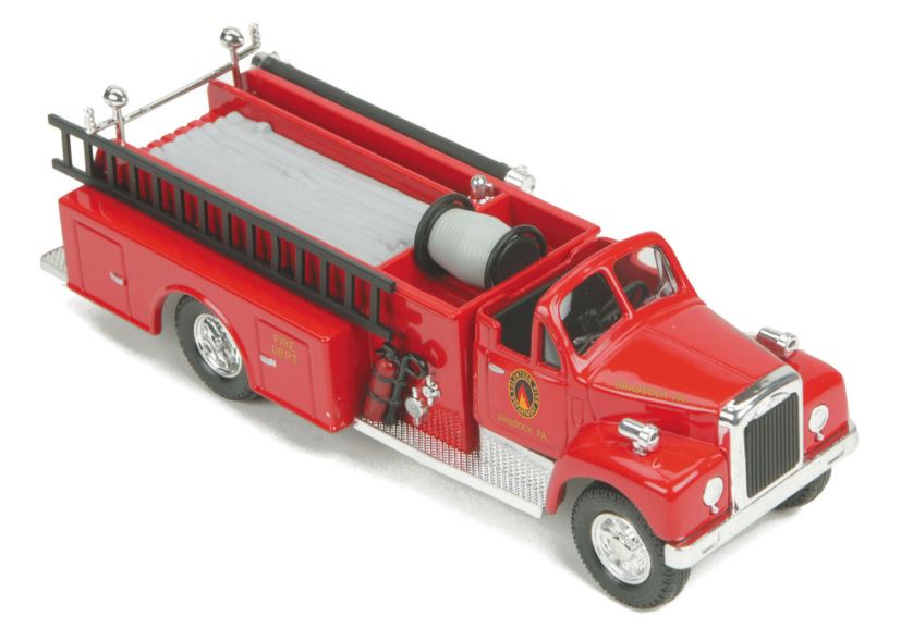 MTH 30-50100 O Braddock, PA Fire Truck - Die-Cast