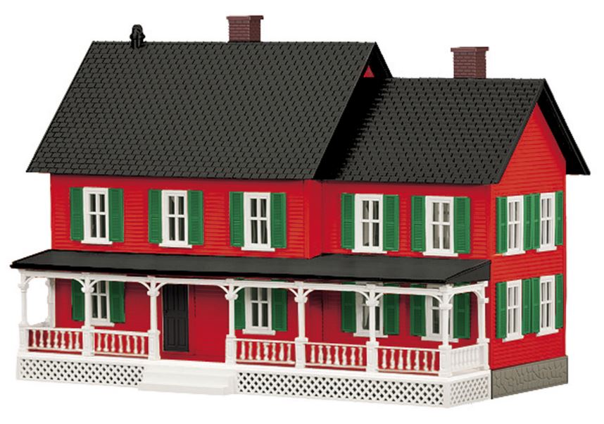 MTH 30-90513 O Country House (Red and Green) #4