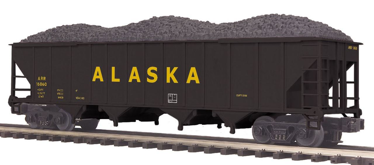 MTH 20-97846 O Alaska 4-Bay Hopper Car