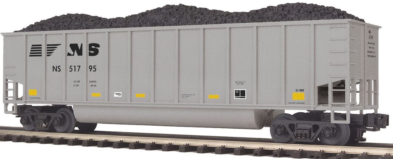 MTH 20-97852 O Norfolk Southern Coalporter Hopper Car w/Coal Load #51795