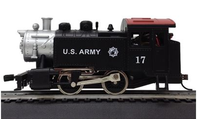 Model Power 965131 HO U.S. Army 0-4-0 Tank Switcher Steam Engine w/ DCC/Sound/RC
