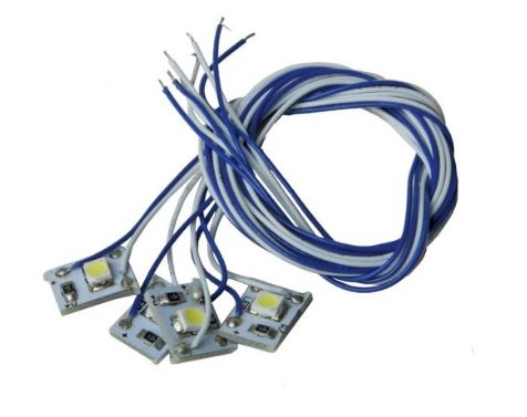 MRC 025301 Bright White Light Genie LED with 12" Leads (Pack of 4)