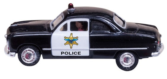 Woodland Scenics JP5613 N Just Plug Police Car Lighted Vehicle