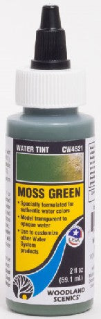 Woodland Scenics CW4521 Moss Green Water Tint - 2 fl.oz Bottle