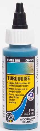Woodland Scenics CW4520 Turquoise Water Tint - 2 Fl. Oz. Bottle