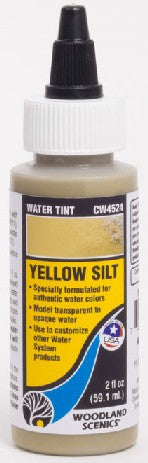Woodland Scenics CW4524 Yellow Silt Water Tint - 2 Fl. Oz. Bottle