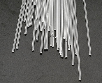 Plastruct 90291 1/16" x 8-3/4" Clear Acrylic Round Rod (Pack of 40)
