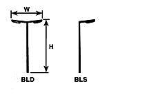 Plastruct 94832 N 15/16" x 2" Double Arm Boulevard Highway Lights (Pack of 5)