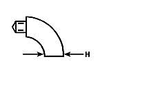Plastruct 95043 3/16" Butyrate 90° Female Elbow For TB-6 (Pack of 5)