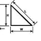 Plastruct 95425 3/4" x 1-1/32" x 3/4" Support Triangle Gusset (Pack of 5)