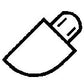 Plastruct 95262 1/4" 45° Stub-in Tee (Pack of 5)