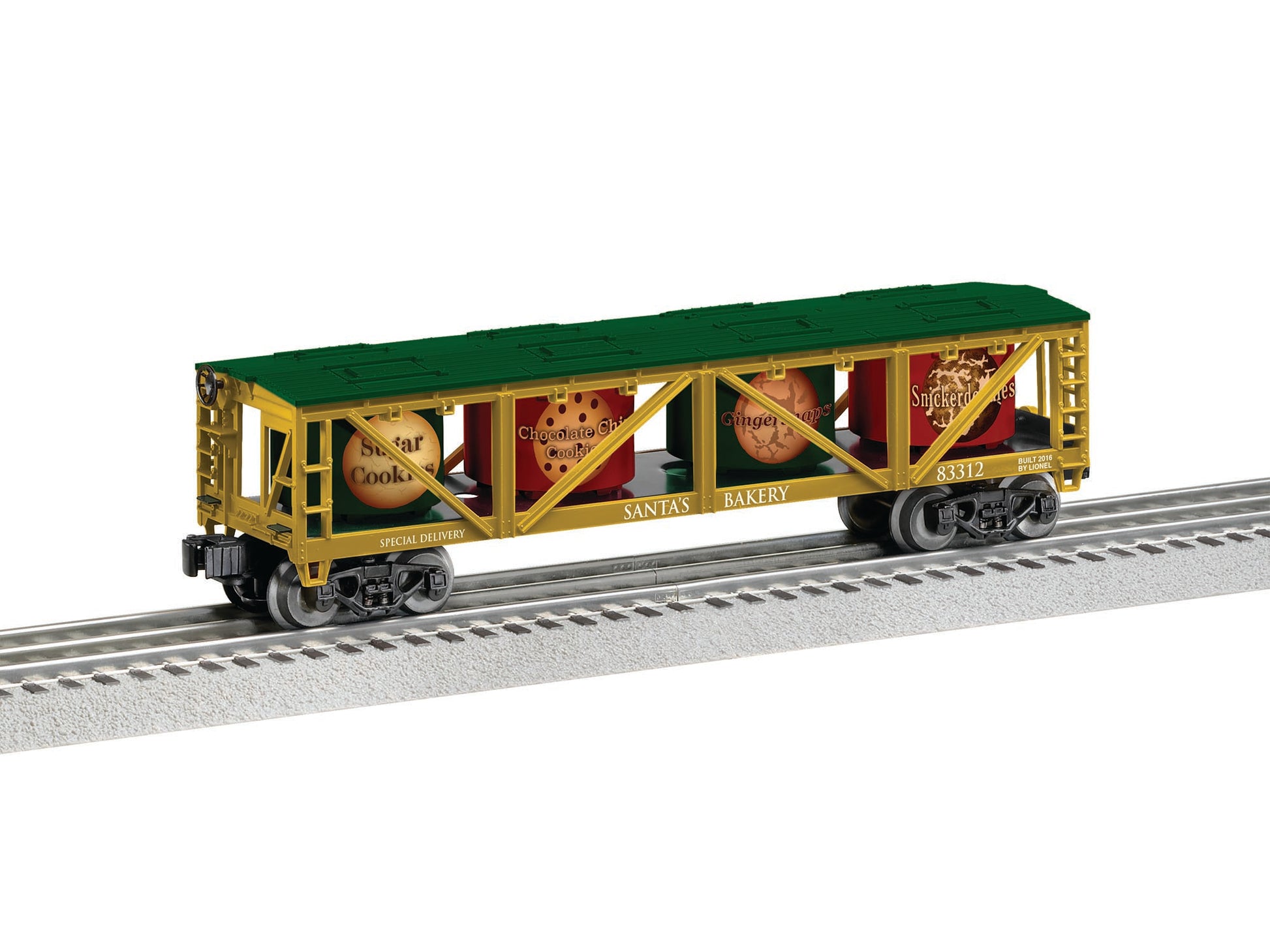 Lionel 6-83312 O Gauge Santa's Christmas Cookies Vat Car