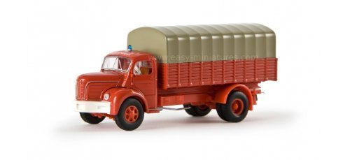 Brekina Automodelle 85312 1:87 Berliet GLR 8 Low-Side Truck-Fire Department