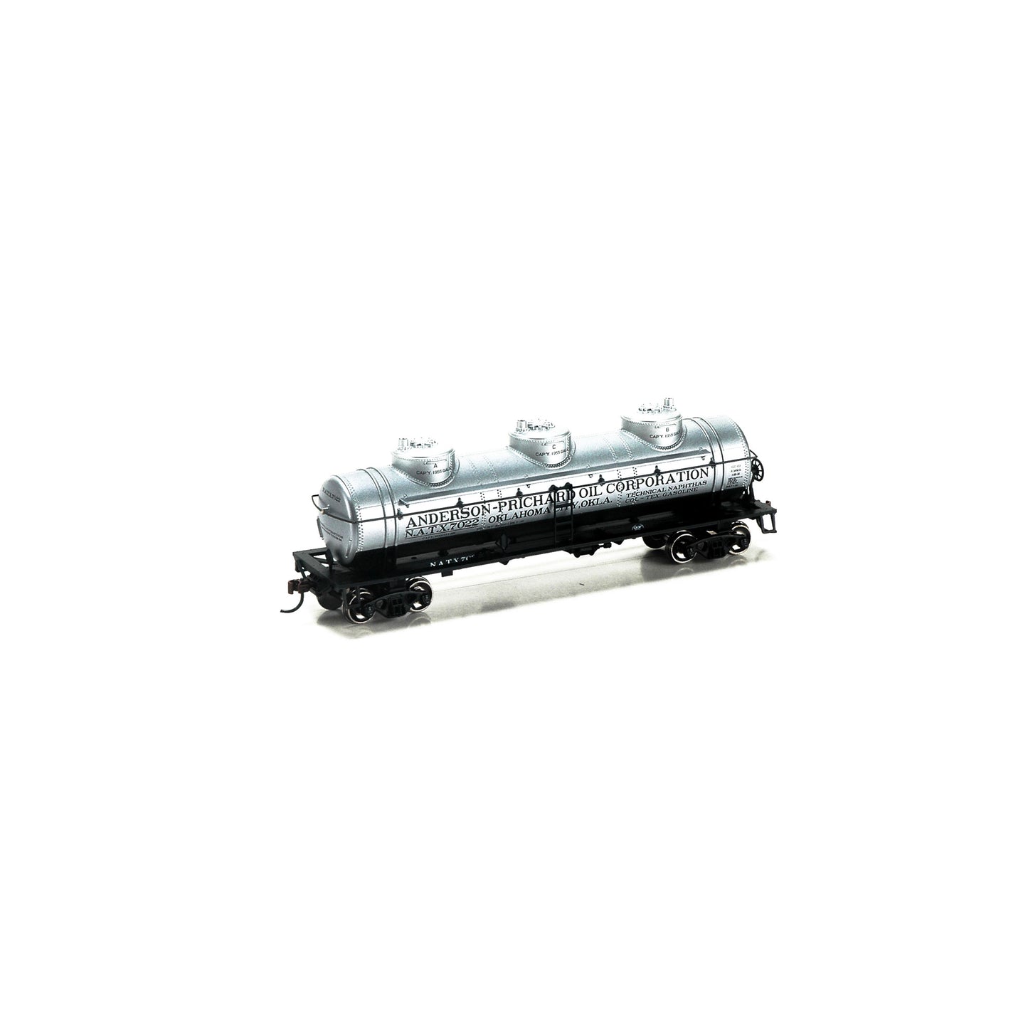Roundhouse 74484 HO Anderson Prichard 3-Dome Tank Car #7022