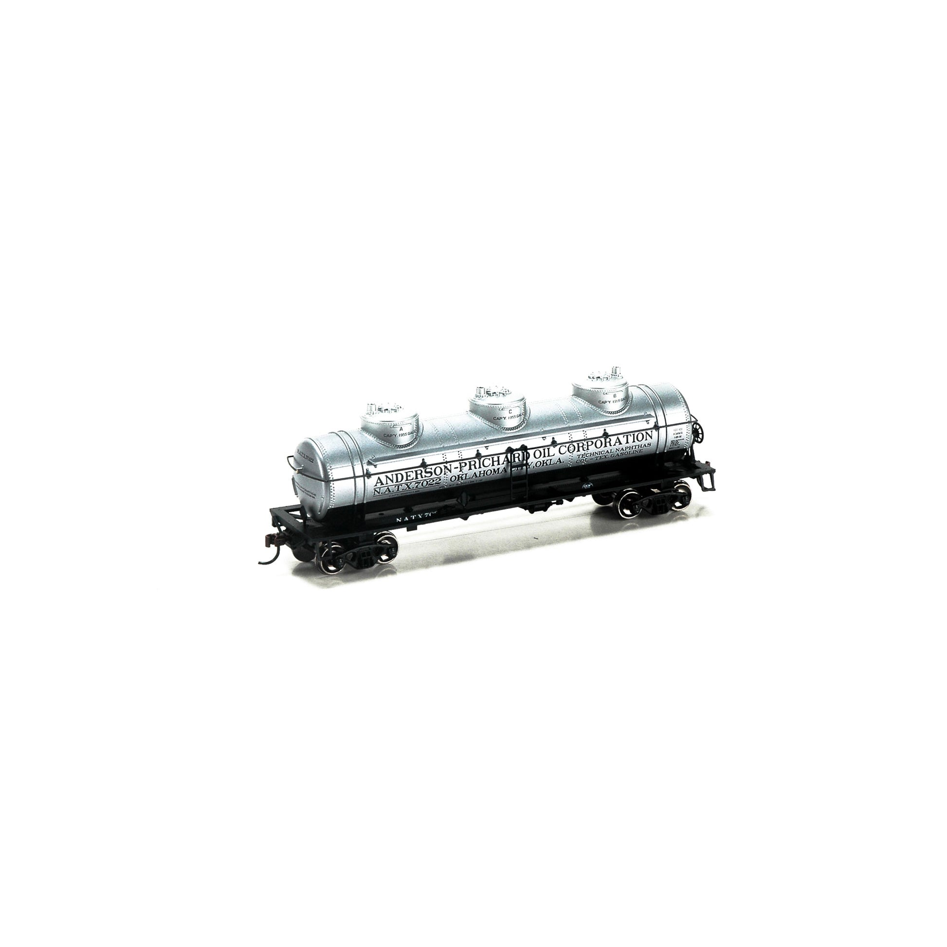 Roundhouse 74484 HO Anderson Prichard 3-Dome Tank Car #7022