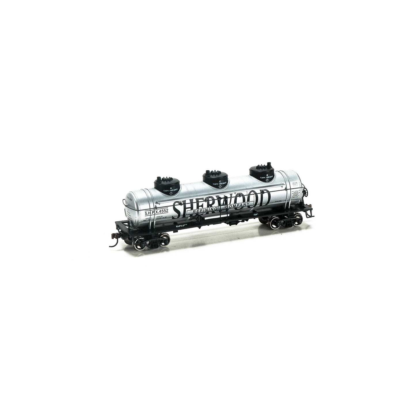 Roundhouse 74499 HO Sherwood 3-Dome Tank Car #4555