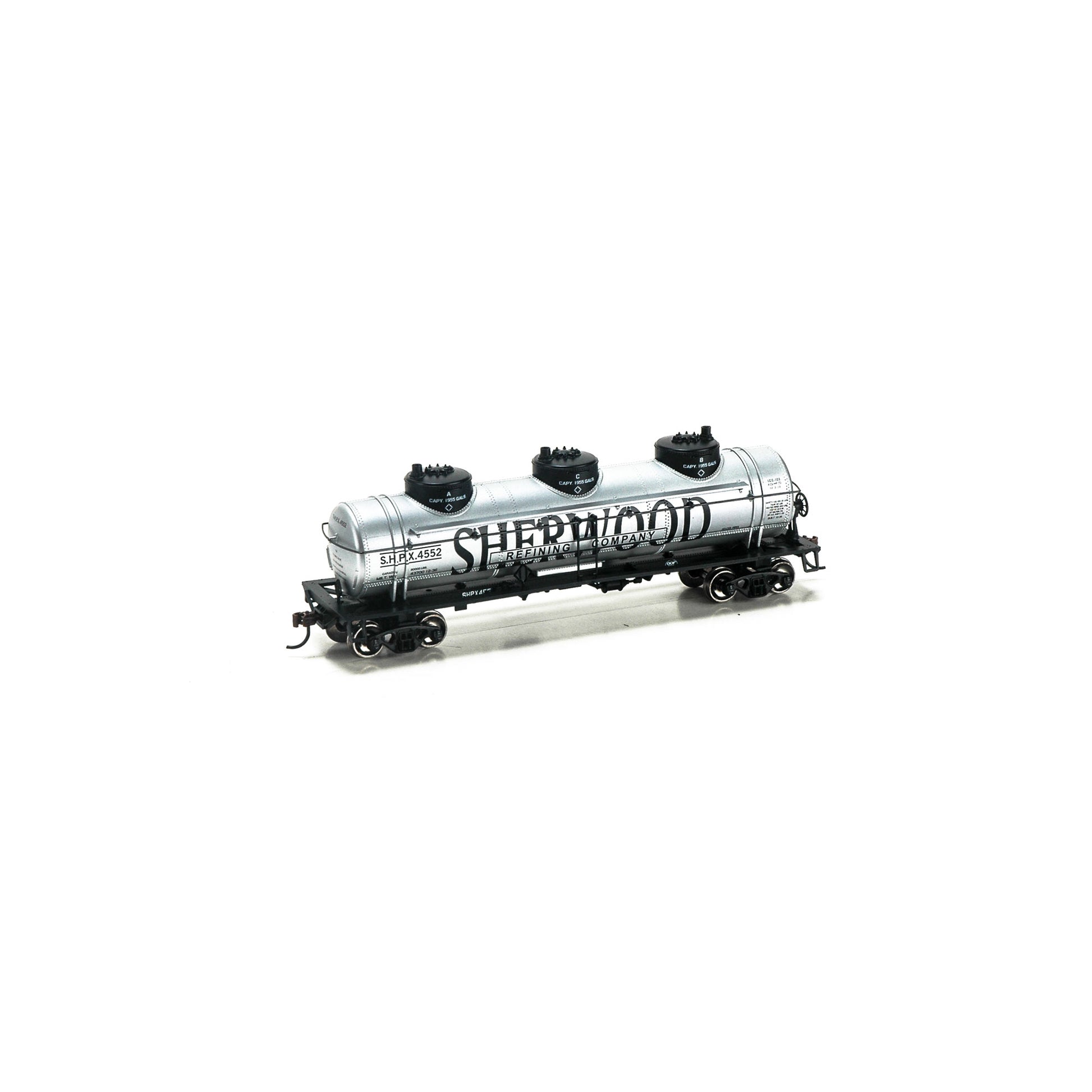 Roundhouse 74499 HO Sherwood 3-Dome Tank Car #4555