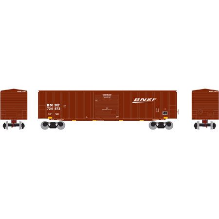 Roundhouse 14817 HO BNSF 50' ACF Outside Post Boxcar #724873
